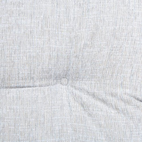 Klear Vu The Gripper Non-Slip Tufted Bench Cushion for Indoor Furniture, Assembled in USA, Entryway Storage, Bay Window, Corner Nook or Piano Seat, 27 Inches, Solid Gray