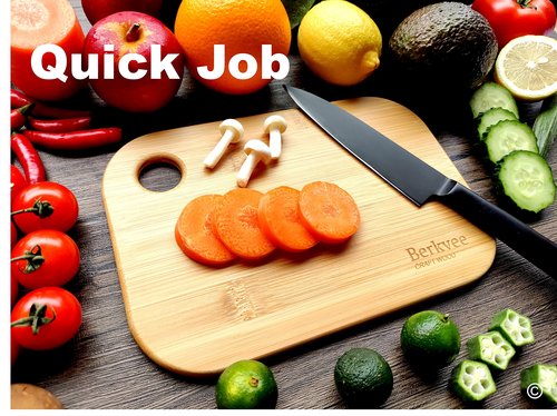 2 PCs Berkvee Small FSC-CERTIFIED Bamboo Wood Cutting Board Set – Mini Lightweight Wooden Cutting Board- BPA Free