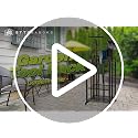 Heavy Duty Garden Tool Organizer Rack for Garage and Shed Storage