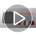 D-Shaped Dining Chair Cushions, 17x16 Inch Non-Slip Seat Pads, 4 Pack