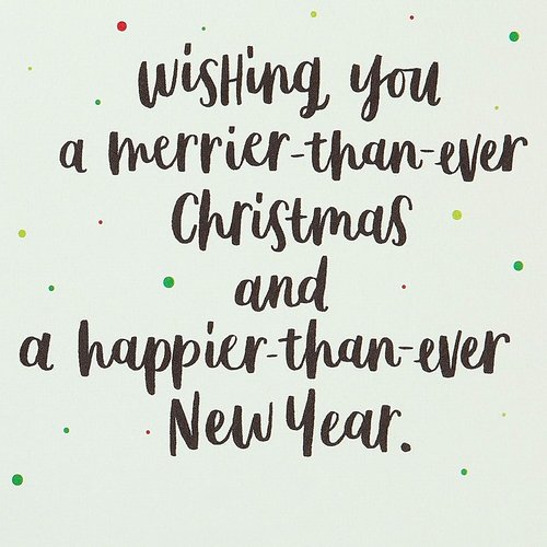 American Greetings Christmas & New Year's Card - Celebrate the Season in Style