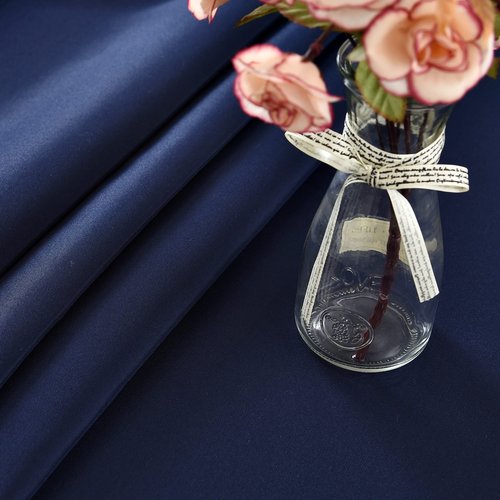 KAIPHO 2 Pack Navy Blue Rectangle Tablecloth Waterproof Stain Resistant Wrinkle Free Table Cloth 210GSM Polyester Wipeable Table Cover for Party, Banquet - Rectangular/Oblong, 60 x 102 inch (2 Pcs)