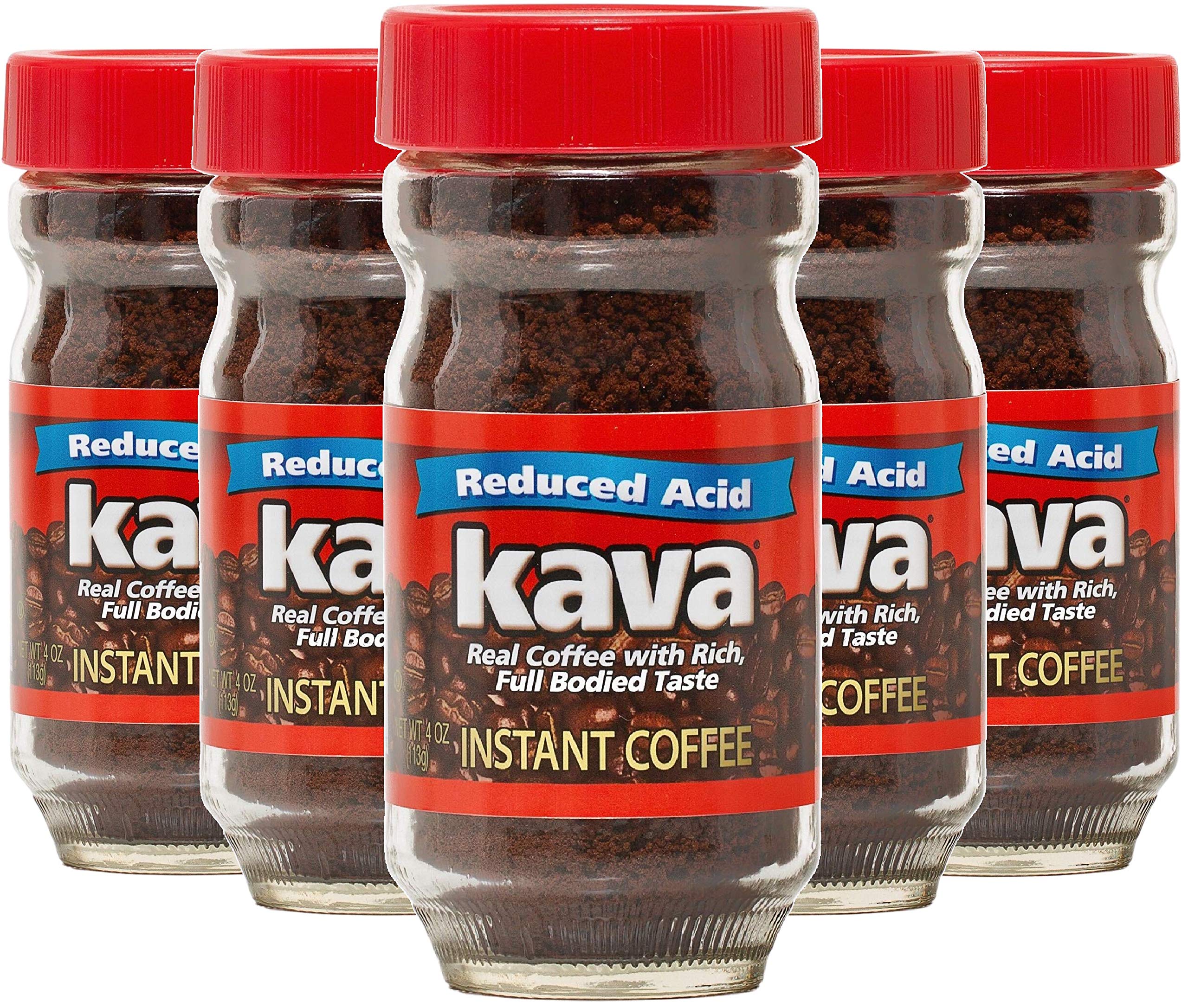 Kava Acid Neutralized Instant Coffee, 4 Ounce (Pack of 6)