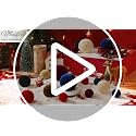Waipfaru Burgundy Velvet Christmas Ornaments 46pcs - Multi-Size Ball Set