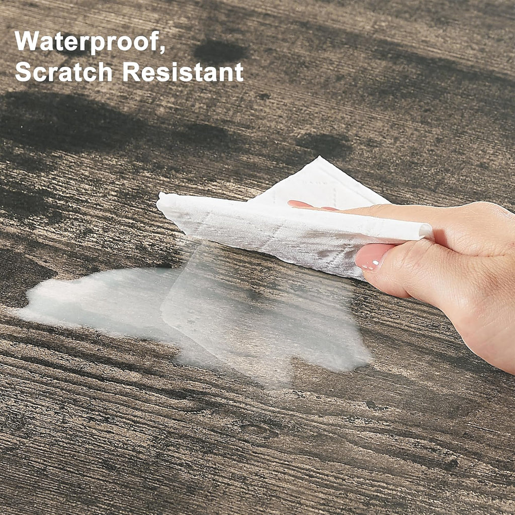 VECELO Corner Desk,Office Tables for Living Room for Small Space Triangle Computer Desk with Steel Frame Corner Shelves with Metal Frame Writing Desk for Workstation Classic Grey 33.1"