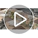 B-COOL 2 Pack 13x108 Inch Khaki Burlap Table Runners - Rustic Farmhouse Decor