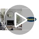24-Inch Round Wall Mirror with Matte Black Metal Frame for Bathroom