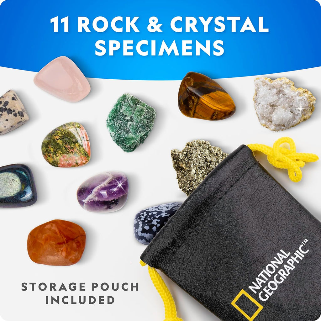 National Geographic 2026 Science Kit - Jumbo Advent Calendar with 24 Days of STEM Experiments & Gemstones for Kids Ages 8-12