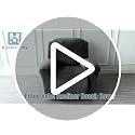 Luxury Velvet Recliner Chair Cover, Anti-Slip & Machine Washable - Grey, Large