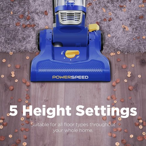 Eureka NEU182A PowerSpeed Bagless Upright Vacuum Cleaner - Lightweight & Efficient | Blue