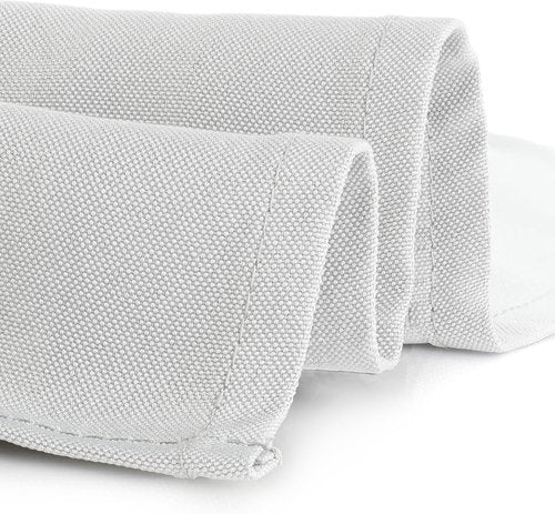Gee Di Moda Rectangle Tablecloth - Heavy-Duty 60 x 102 Inch White Fabric for Weddings & Events