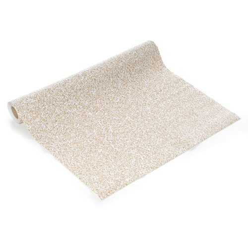 Con-Tact Brand Grip Prints Shelf Liner | Versatile, Durable Non-Adhesive Non-Slip Vinyl Drawer and Cabinet Liner in Beige Granite, 18" x 8', Pack of 4 Rolls