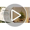 Alupssuc 2ft Prelit Mini Christmas Tree for Tabletop Desk Decor