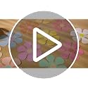 60 Pcs Groovy Retro Daisy Flower Cutouts for Party and Room Decor