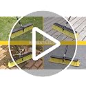 KeFanta 18 Inches Push Broom Outdoor- Heavy Duty with 63" Long Handle