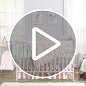 Blush Pink Twin Bed Skirt - 39 x 75 Inch Brushed Microfiber Dust Ruffle
