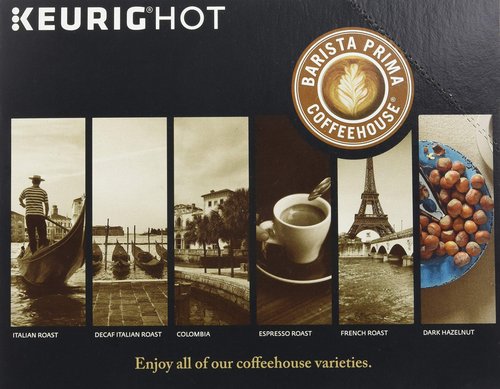 Barista Prima Coffeehouse Coffee, Keurig K-Cups, French Roast, 96 Count (Packaging May Vary)