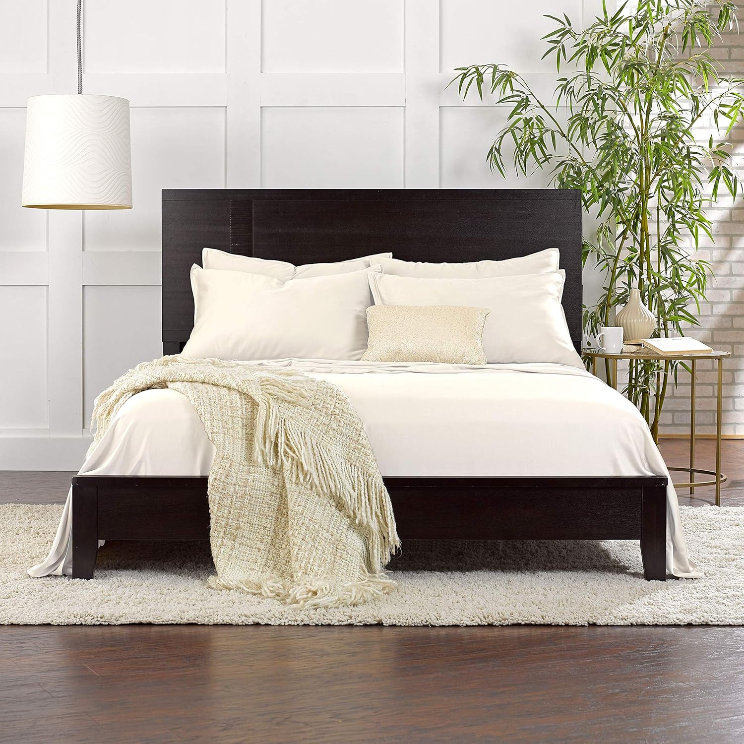 Pure Bamboo King Sheets - Luxuriously Soft 100% Organic Viscose Bed Sheet Set | Cooling & Durable (King, Ivory)