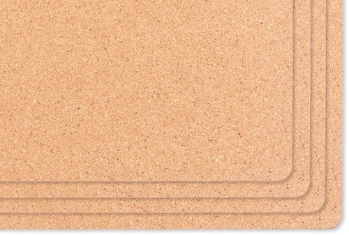 KAF Home Cork Placemats 16 x 12-Inch Set of 4 (Thankful Veggies)