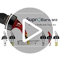 SuproBarware 12 Pack Automatic Spirit Pourer with 1oz/30ml Measurement for Liquor & Cocktail Bottles