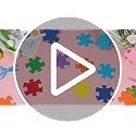 200 Pcs Colorful Puzzle Piece Cutouts, 4-Inch Cardstock Paper Shapes