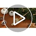 12-Inch Mercury Glass Christmas Tree Topper - Vintage Gold Finial Ornament