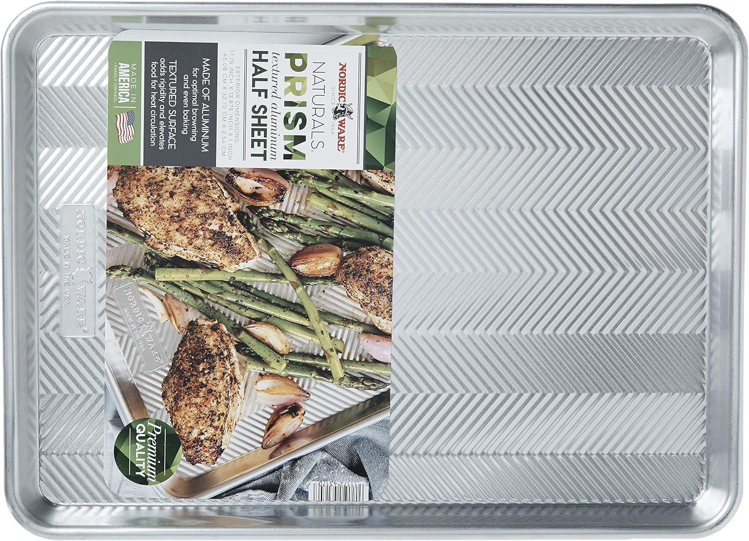 Nordic Ware Prism Half Sheet - Metallic Finish for Even Baking | Durable & Stylish Design