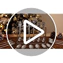 Potchen 24Pcs Christmas Stainless Steel Hot Chocolate Spoons with 6 Styles for Dessert & Baking