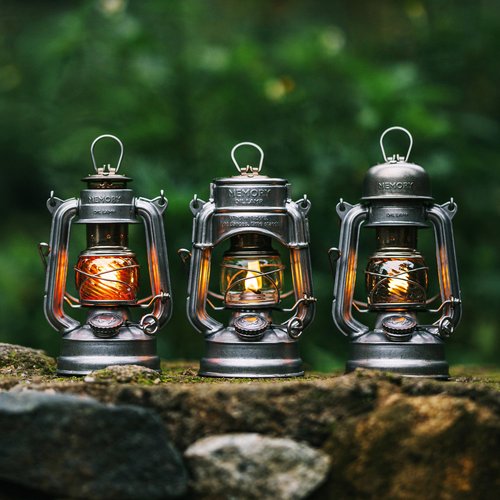 Thous Winds Vintage Oil Lamp, Waterproof Fuel Lantern with Carry Handle, for Outdoor Camping Hiking Patio Picnic, Hurricane