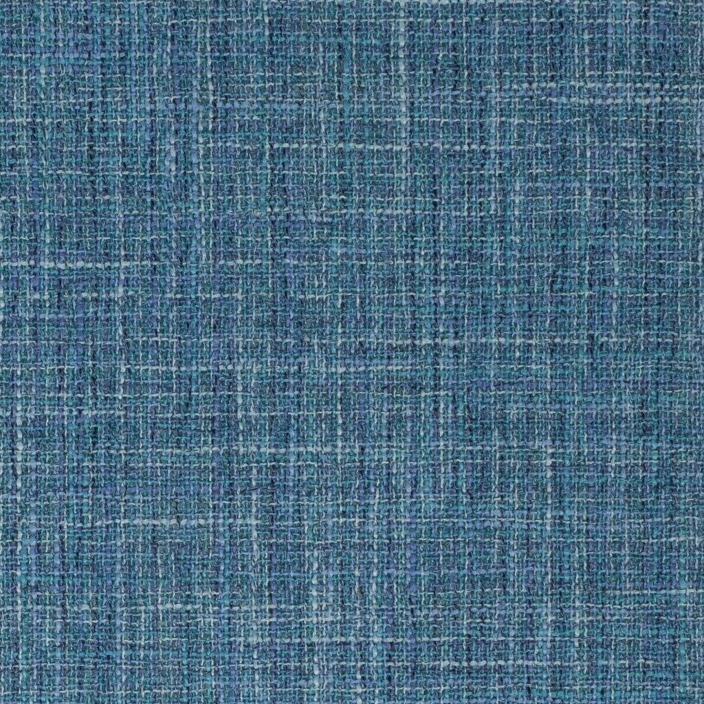 Sweet Home Collection Chair Cushion Memory Foam Pads with Ties Honeycomb Pattern Slip Non Skid Rubber Back Rounded Square 16" x 16" Seat Cover, 12 Pack, Aria Blue 4 Pack