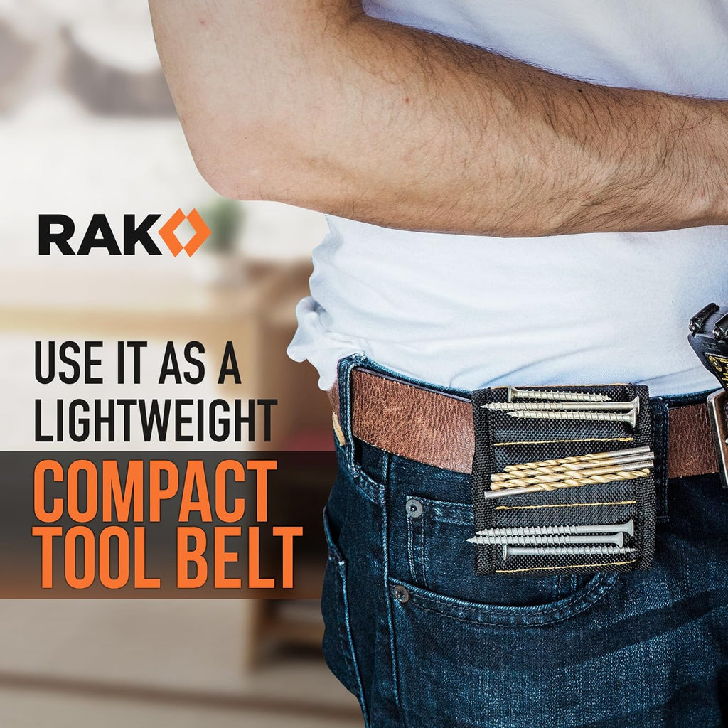 RAK Magnetic Wristband - Premium Tool Belt for Holding Screws & Nails | Perfect Gift for Men & Handyman
