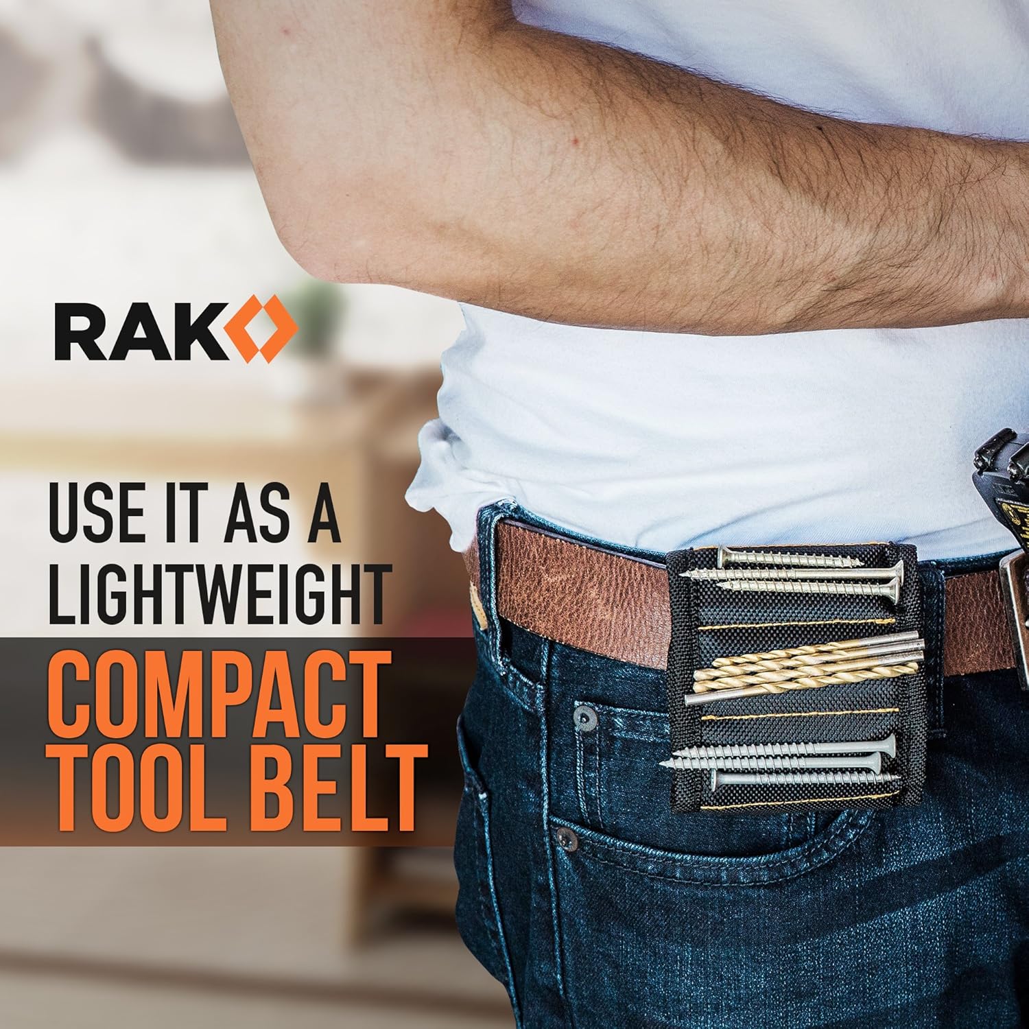 RAK Magnetic Wristband - Premium Tool Belt for Holding Screws & Nails | Perfect Gift for Men & Handyman