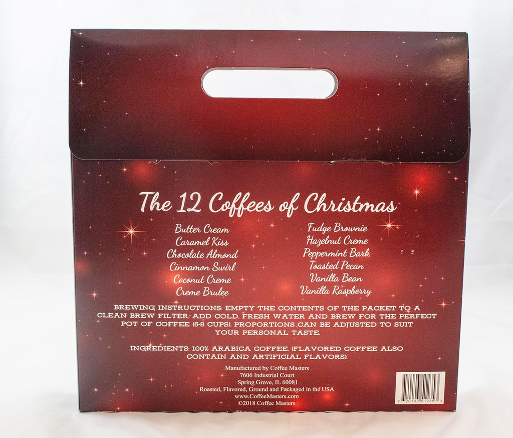 Skiennix 12 Coffees Of Christmas Gift Set - Perfect Holiday Treat | Festive Flavors & Variety