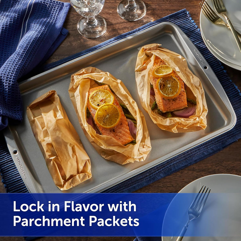 Reynolds Kitchens Unbleached Parchment Paper Roll - Non-Stick, Oven Safe Up to 425°F | 45 Feet x 12 Inches