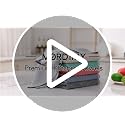 Large Cotton Kitchen Towels, 18" x 28" - 6 Pack, Absorbent Dish Towels