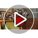88-Inch Artificial Christmas Mailbox Swag, Red and Green Holiday Decor