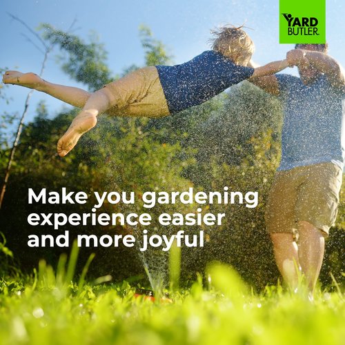 Yard Butler Ring Base Sprinkler Stand - Durable Gardening Supplies for Lawn Care - Sturdy Design for Sprinkler Stability - Water Lawn & Garden Evenly - 1/2" Head