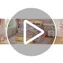 Full Size Bed Frame with Storage Drawers, LED Lights and Charging Station