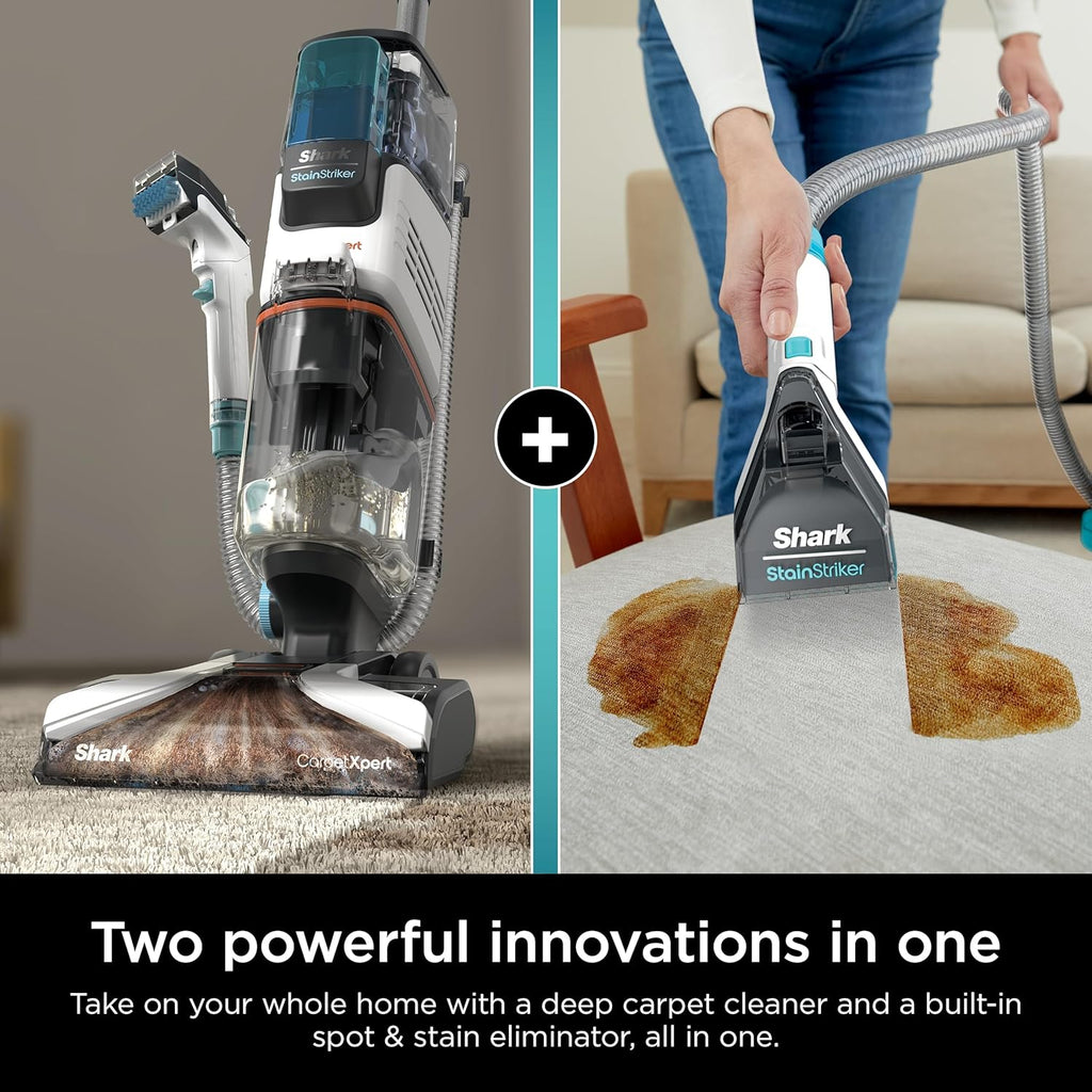 Shark R-EX201 CarpetXpert Upright Carpet Cleaner - StainStriker Technology | Cyan Color