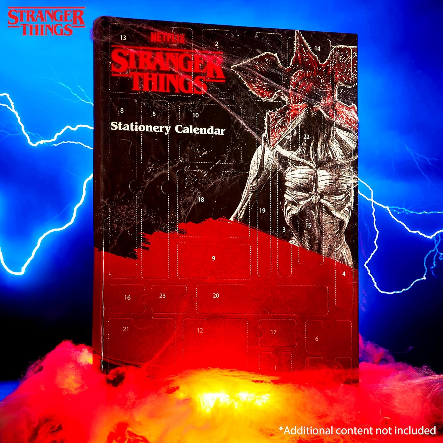 Stranger Things Advent Calendar 2025 - Exclusive Stationery, Necklace, Keyrings & Stickers Set