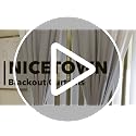 Blackout Curtains for Nursery, 34" x 48", Set of 2 Panels