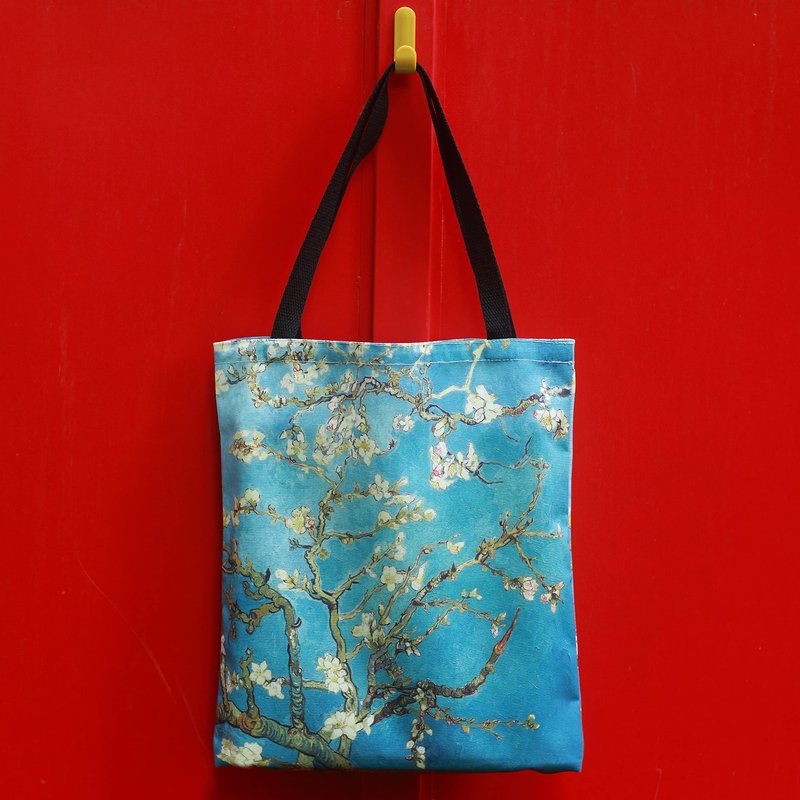 SuyuanArt 3 Pack Aesthetic Cute Van Gogh Tote Bag, Art Carry-on Shoulder Bag Canvas Reusable Foldable Grocery Beach Travel Bag for Women