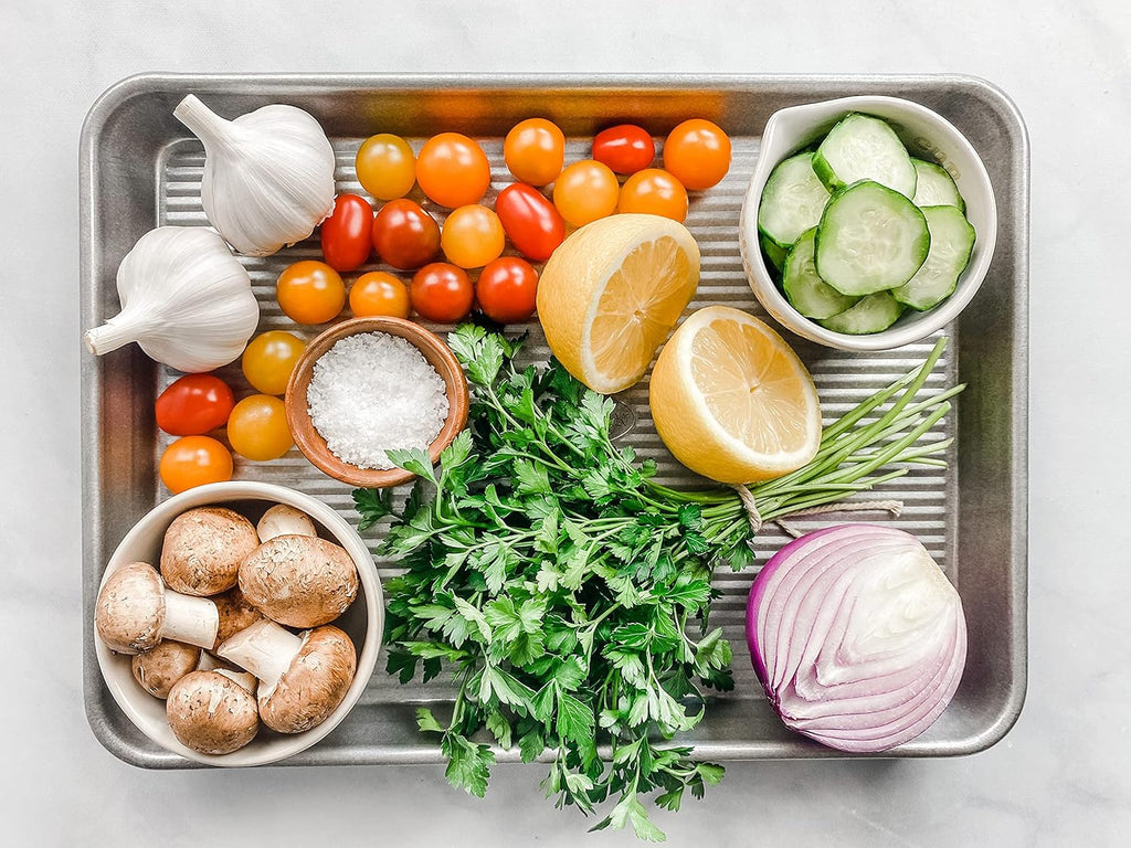 USA Pan Nonstick Quarter Sheet Pans - Set of 2 for Effortless Baking and Cooking