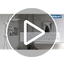 10-Inch Rainfall Shower Head and Handheld Combo with 4-Way Diverter
