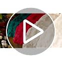 Artscope 20x20 Inch Christmas Pillow Covers Set of 2 – Red & Green Snowflakes