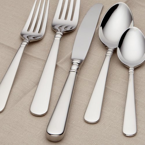 Lenox Pearl Platinum Stainless-Steel 5-Piece Place Setting, Service for 1 -