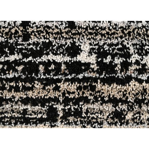 Garland Rug Rumba Black/Earth Tones 6 Ft. X 9Ft. Modern Abstract Area Rug – Soft, Anti-Skid,Carpet for Living Room, Bedroom, Dining Room, Farmhouse, Nursery –Non-Shedding Indoor Floor Rug