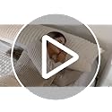 Fluffy Striped Body Pillow Cover 20x54, Ultra-Soft Faux Fur Pillowcase