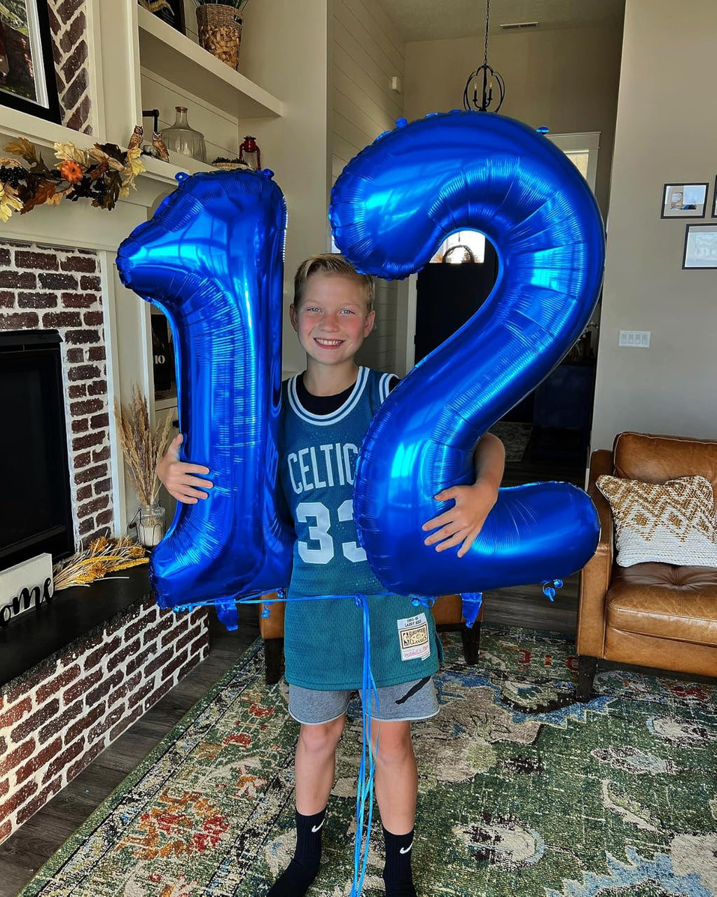 Number 11 Balloon by [Brand Name] - 40-Inch Navy Blue Birthday Decoration for 11th Year Celebration