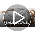 100% Cotton Hand Towels 16x27 Inch - Black Salon & Spa Towel Bulk Pack of 24